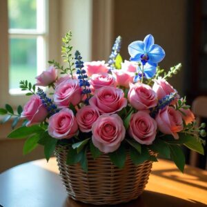 Charming Petals Basket